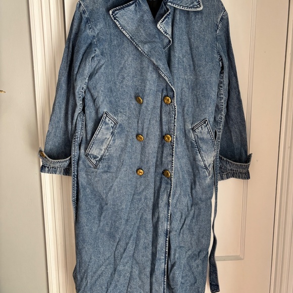 Rag and Bone BNWT featherweight denim trench - Picture 3 of 4